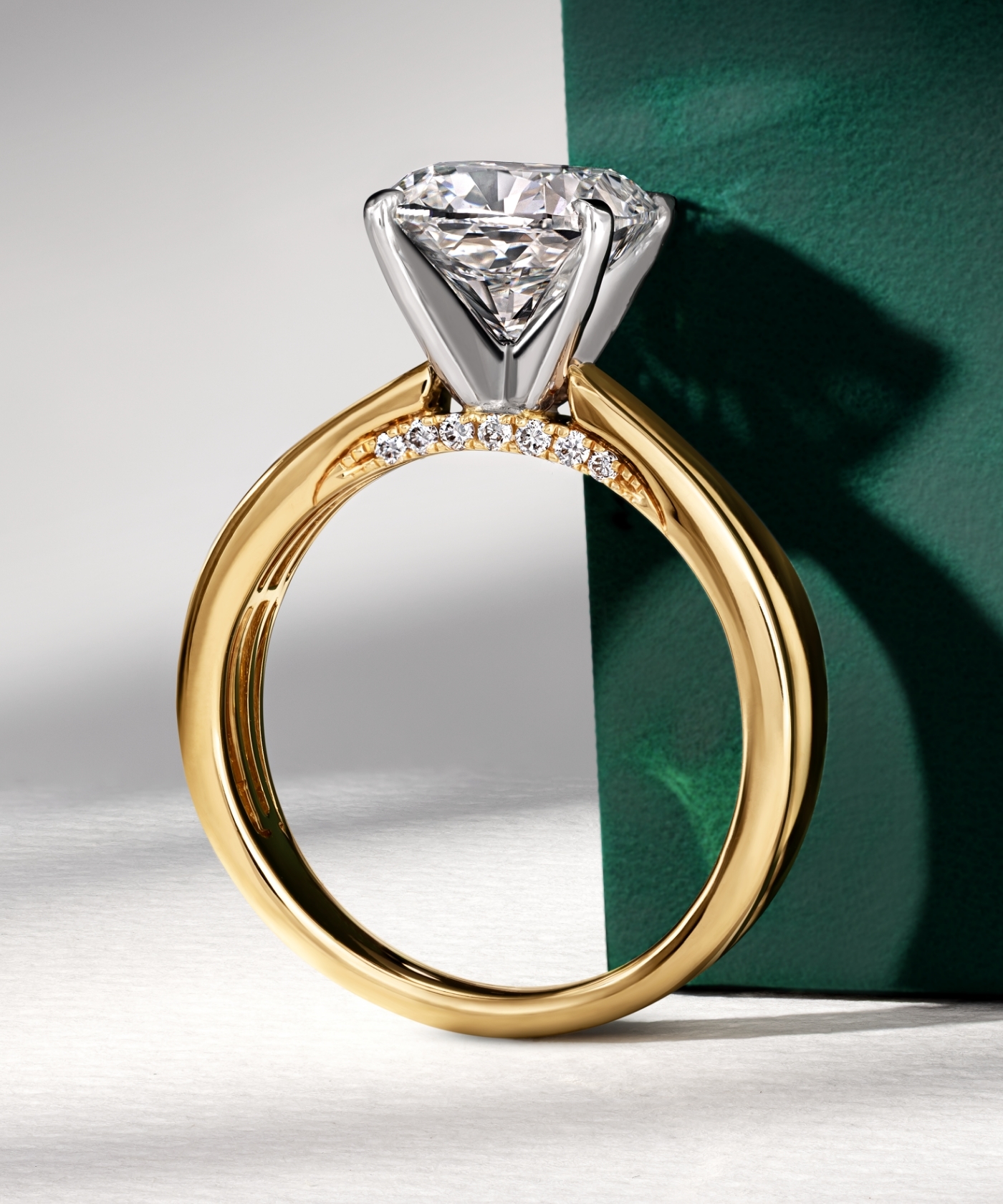 Shop engagement rings with hidden details like hidden halos and more in the Chosen by Jared collection.
